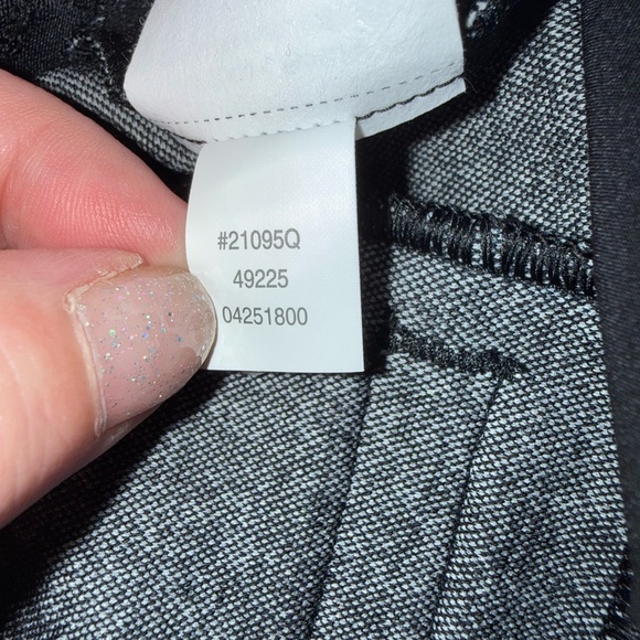 Spanx Ponte Barrel Leg Pants Black Herringbone High Waist Relaxed Fit Sz M nwot - Picture 10 of 10